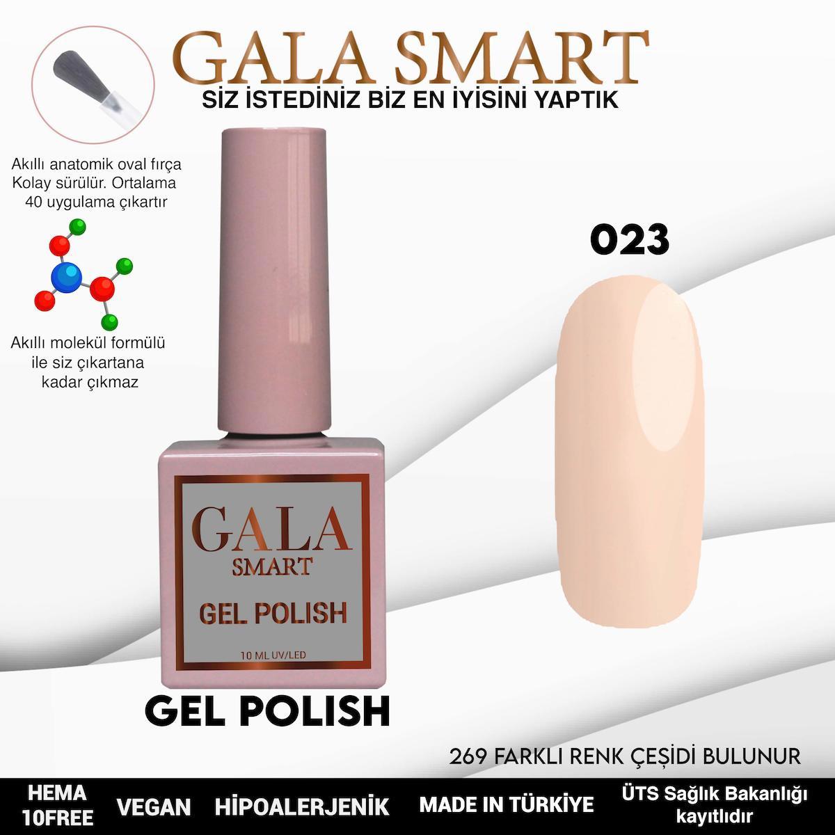 Gala Smart 23 Krem Parlak Kalıcı Oje