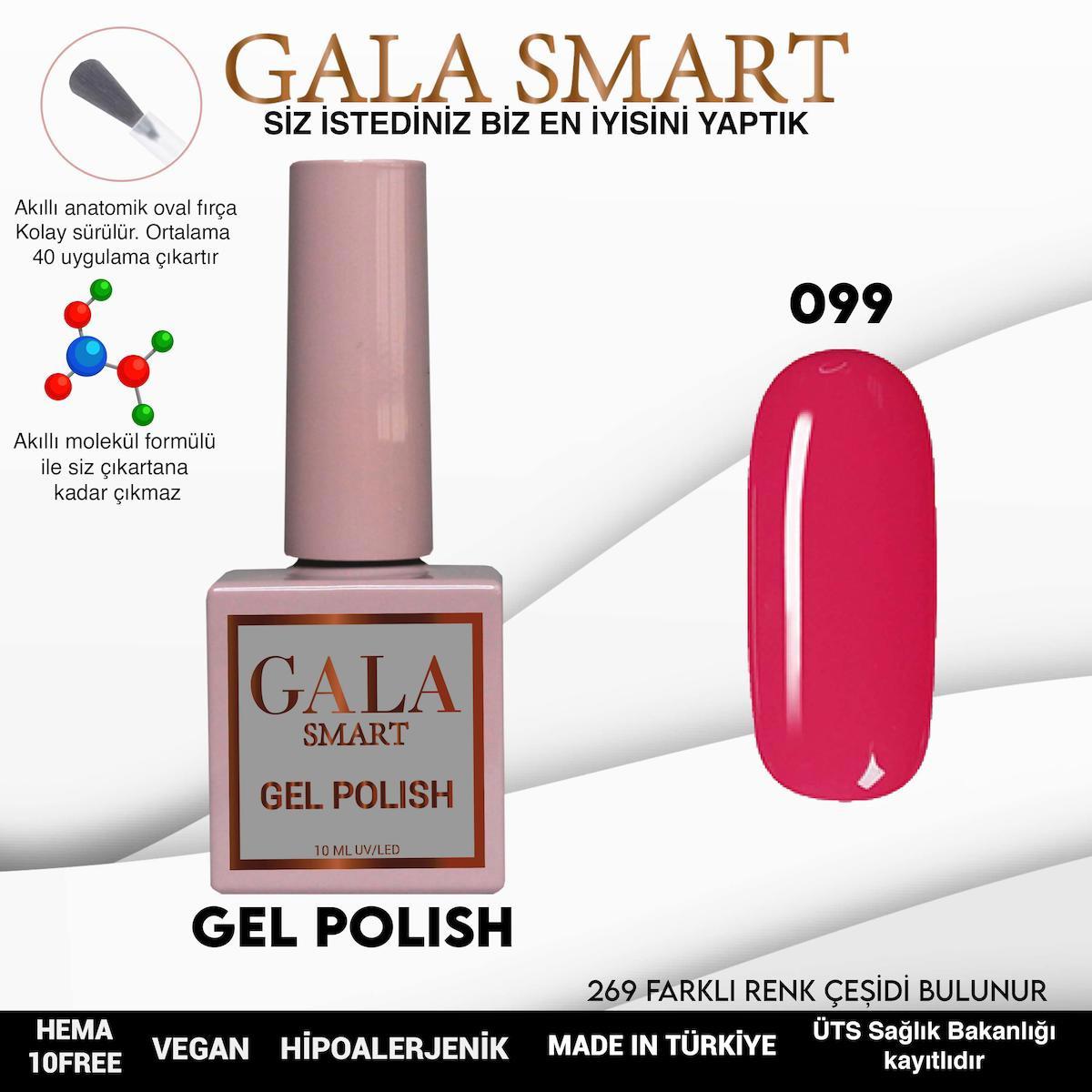 Gala Smart 99 Pembe Parlak Kalıcı Oje