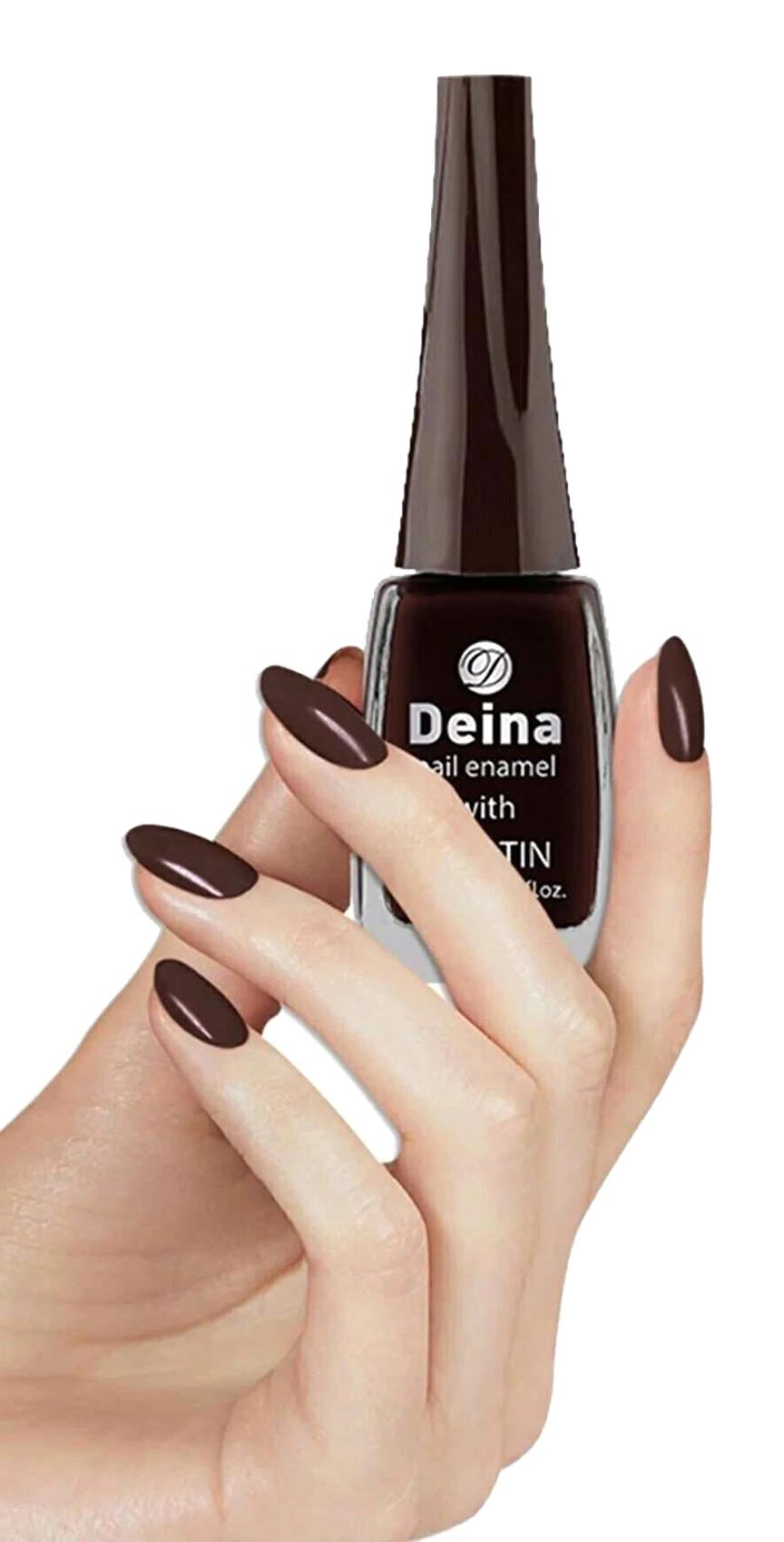 Deina 60 Koyu Kahve Parlak Oje