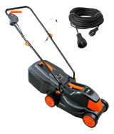 Garden Pro ZF6101 İtmeli Elektrikli Çim Biçme Makinesi + Uzatma Kablosu 20 mt
