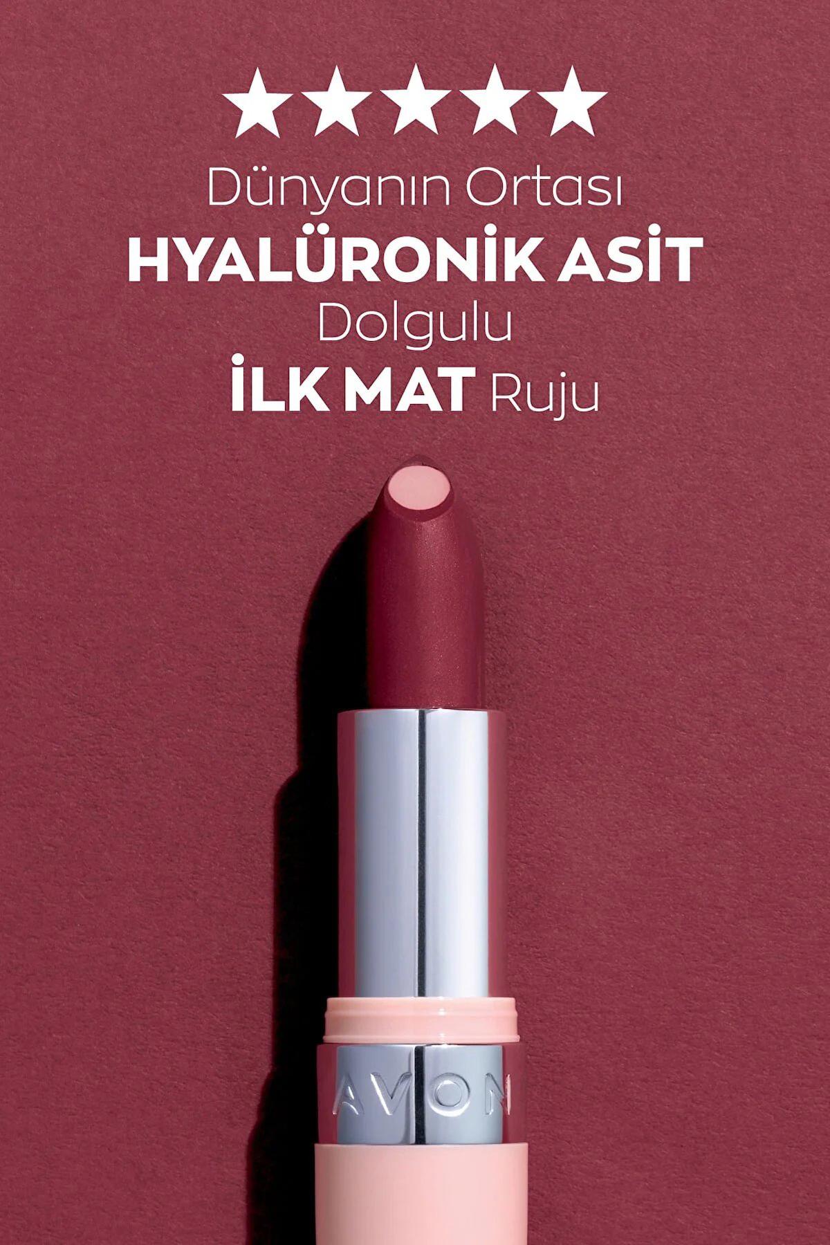 Avon Hydramatic Rosy Kalıcı Mat Krem Lipstick Ruj