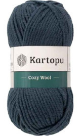 Kartopu Cozy Wool K1480 %25 Yün Karışımlı Kalın Örgü Ipi - Petrol