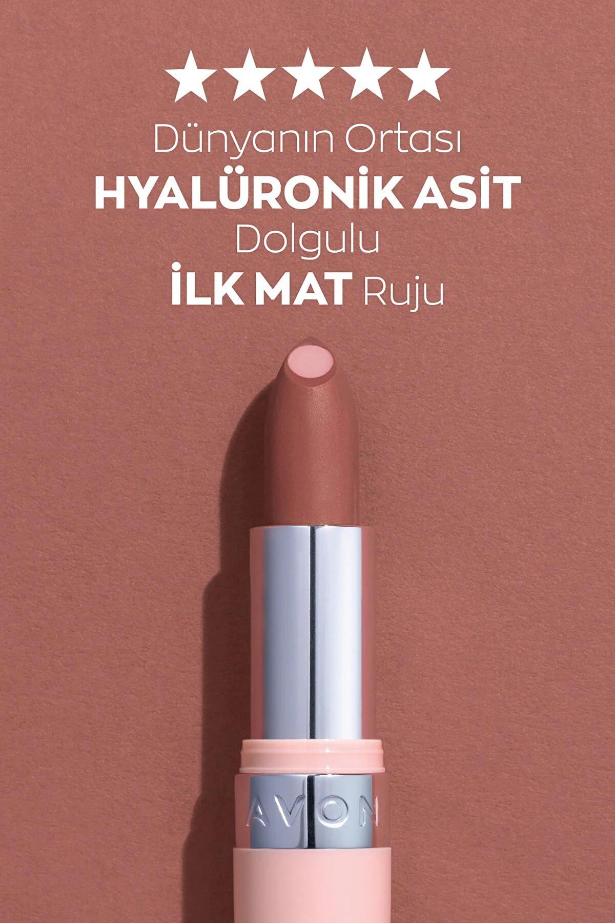 Avon Nude Kalıcı Mat Krem Lipstick Ruj