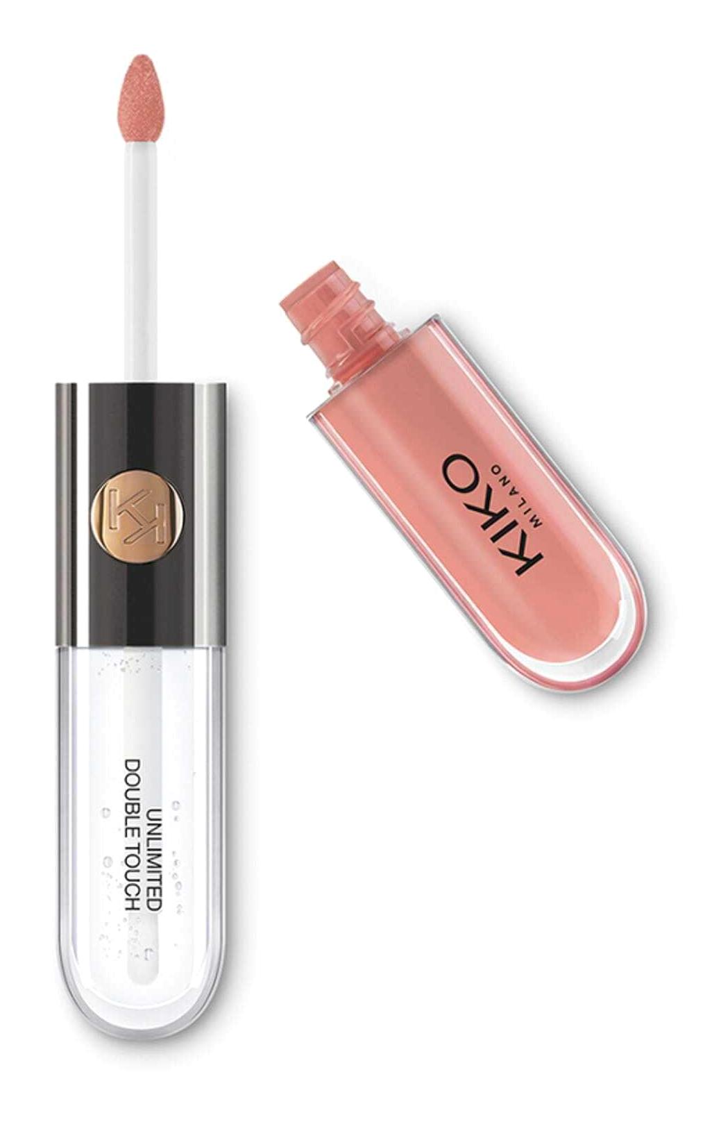 Kiko Milano 102 Satin Rosy Beige Kalıcı Işıltılı - Parlak Likit Fırçalı Ruj