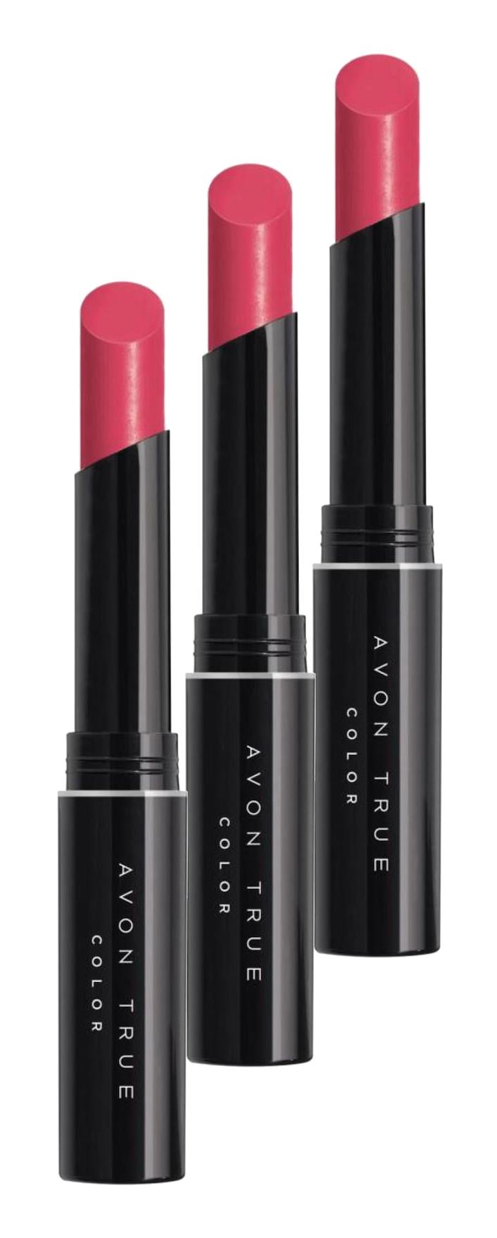 Avon Ultra Beauty Frisky Red Kalıcı Mat Krem Lipstick Ruj 3'lü