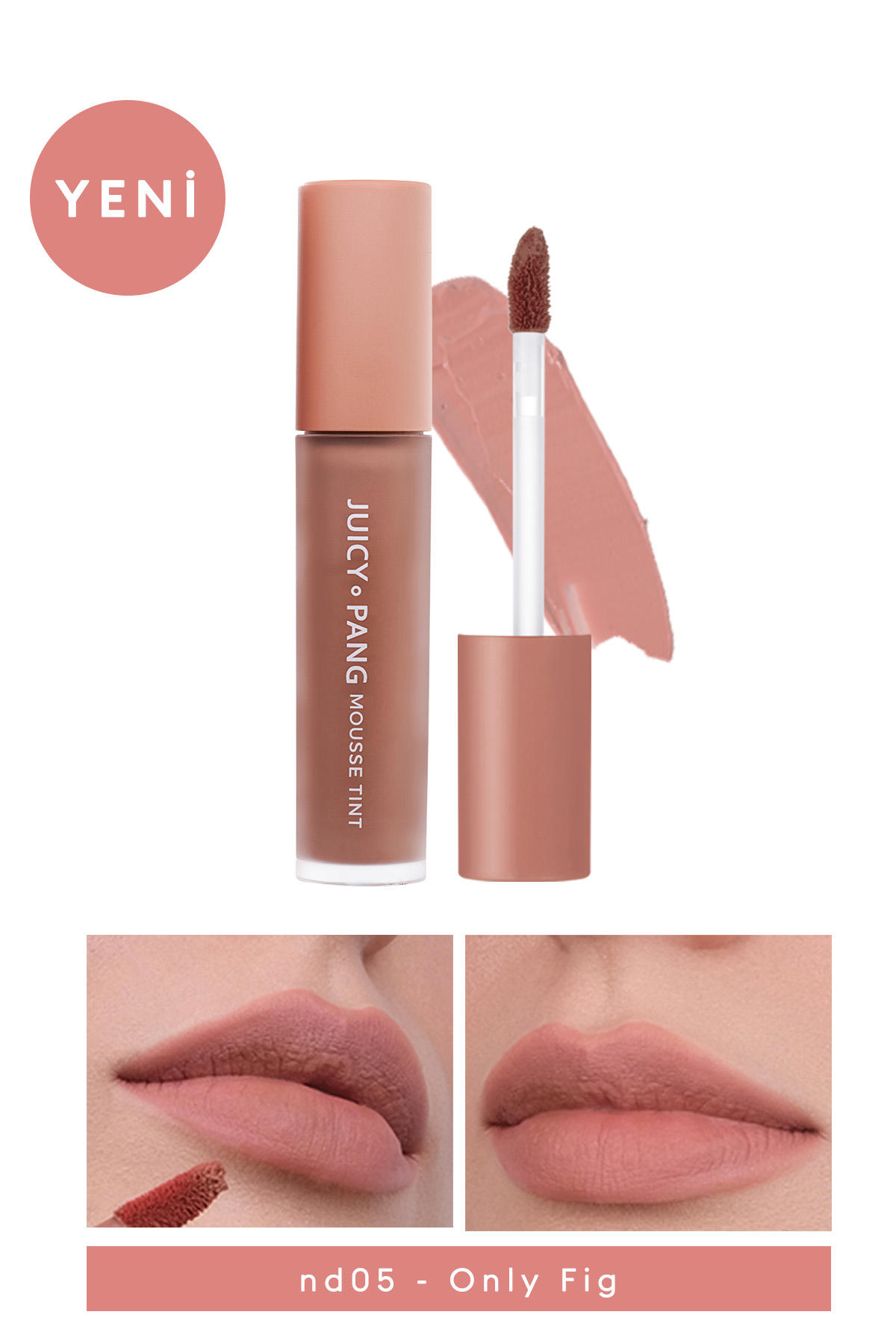 Missha Nd05-Only Fig Kalıcı Kadife Köpük Fırçalı Ruj
