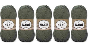 Nako,calico 05306 Asker Yeşili 5ADET