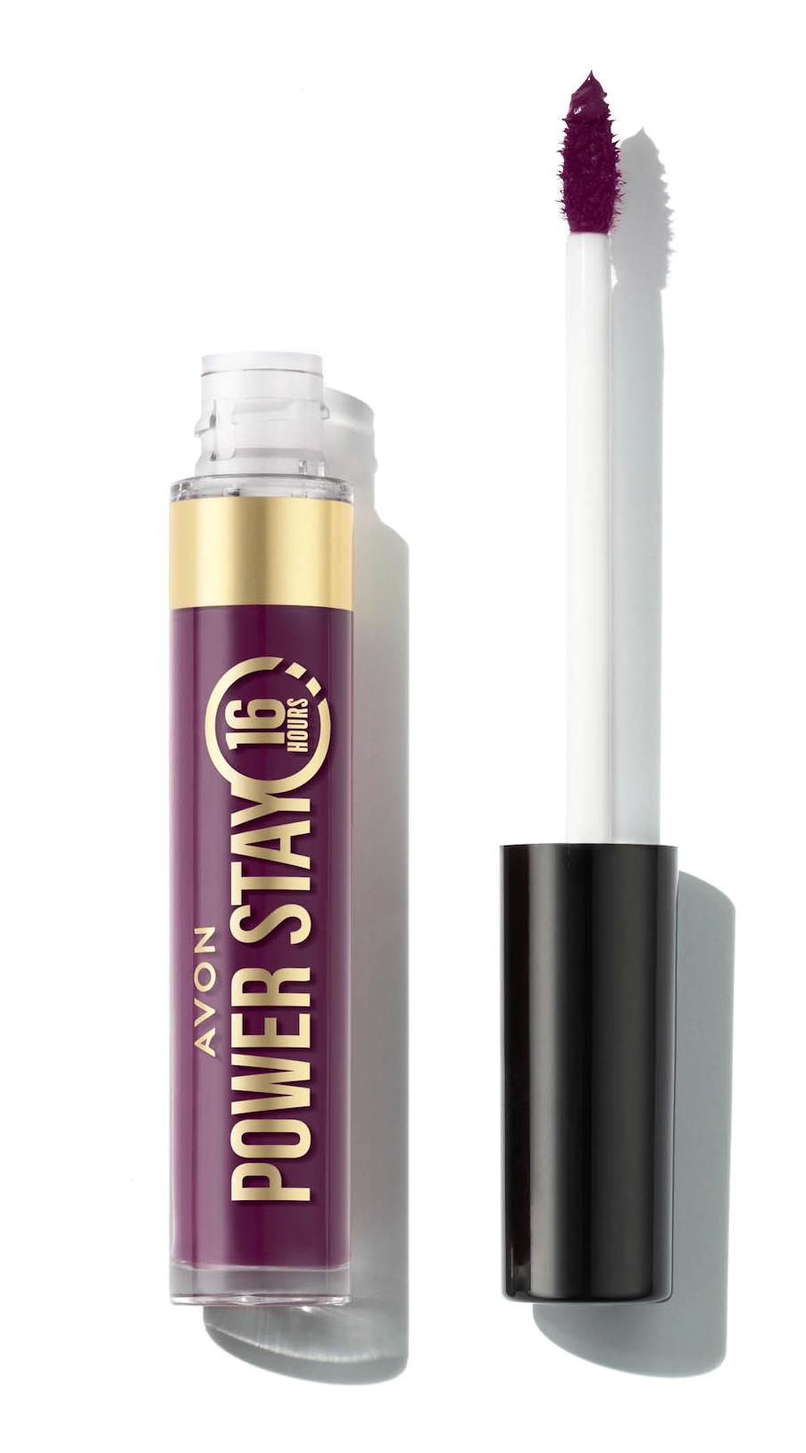 Avon Power On Plum Kalıcı Mat Likit Fırçalı Ruj