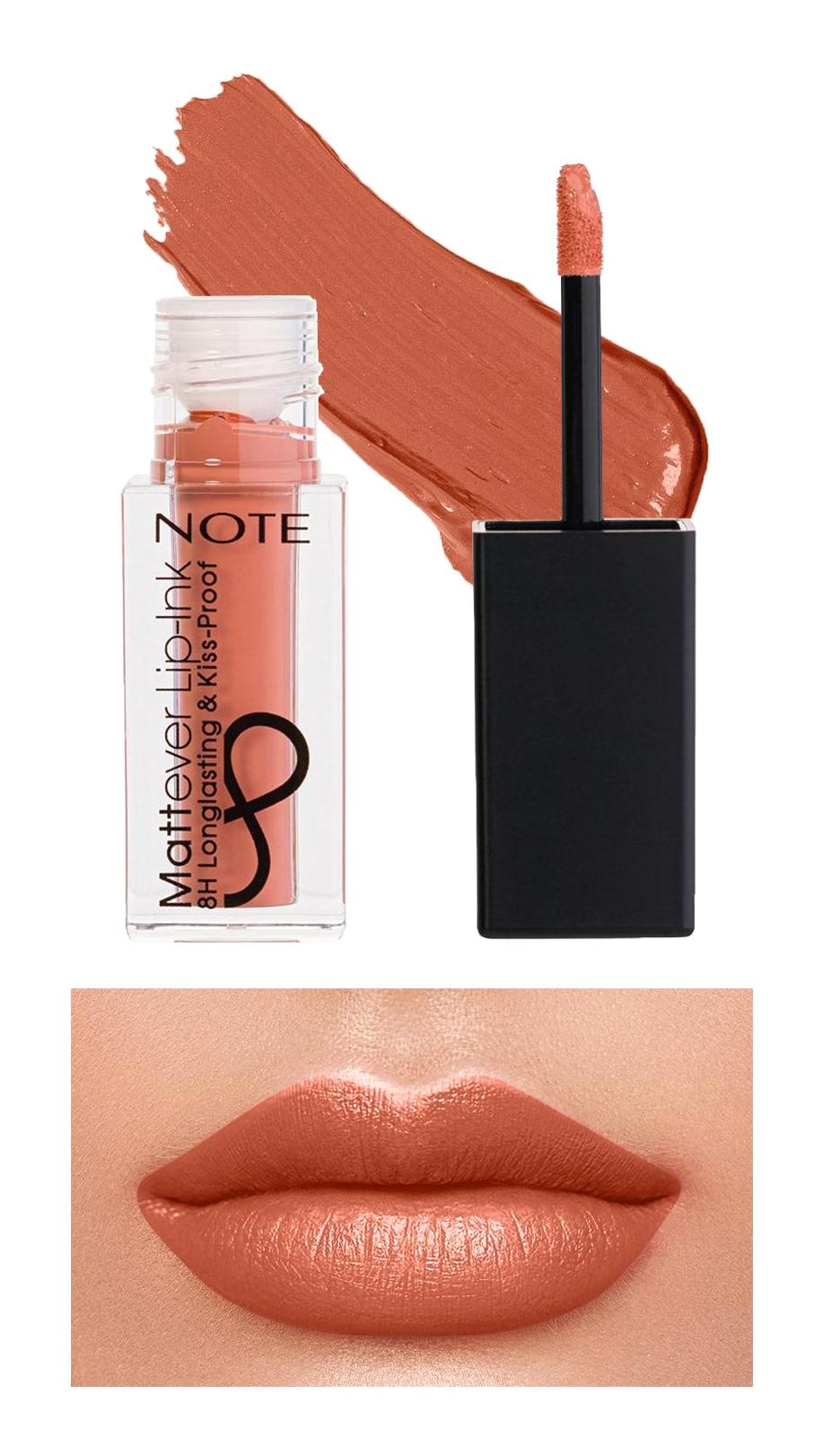 Note 04 Peach Rose Kalıcı Mat Likit Fırçalı Ruj