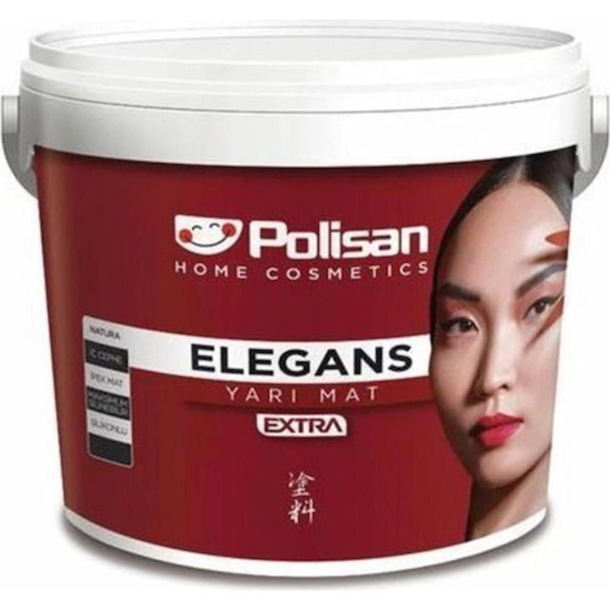 Polisan Elegans Extra Su Bazlı Yarı Mat İç Cephe Boyası 2.5 lt Beyaz