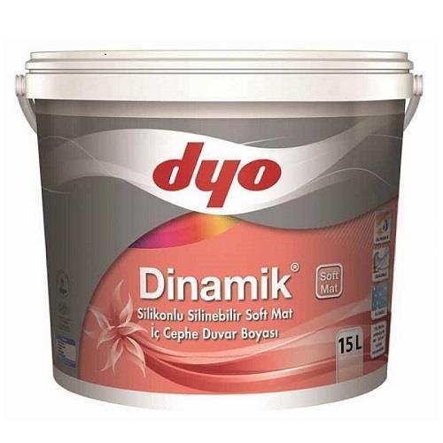 Dyo Dinamik Silikonlu Mat İç Cephe Boyası 15 lt Tomurcuk