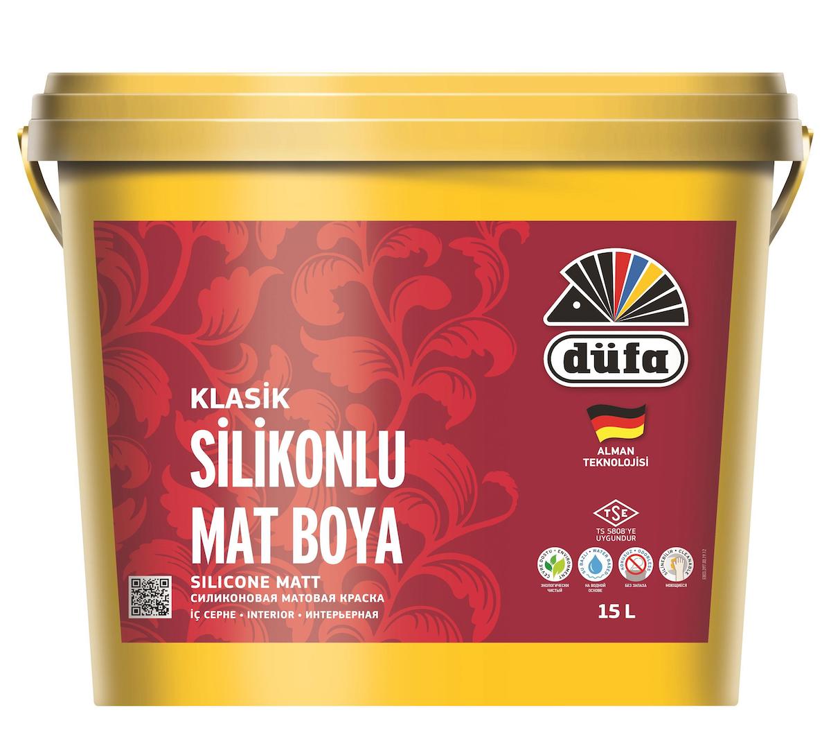 Düfa Silikonlu Mat İç Cephe Boyası 15 lt Fildişi