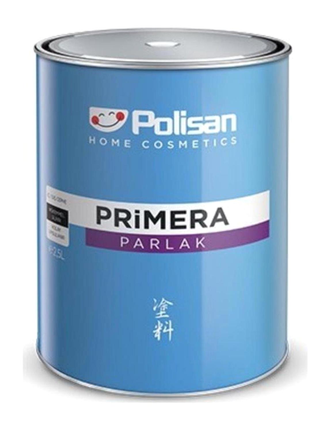 Polisan Primera Solvent Su Bazlı Parlak İç Cephe Boyası 0.25 lt Bayrak Kırmızı