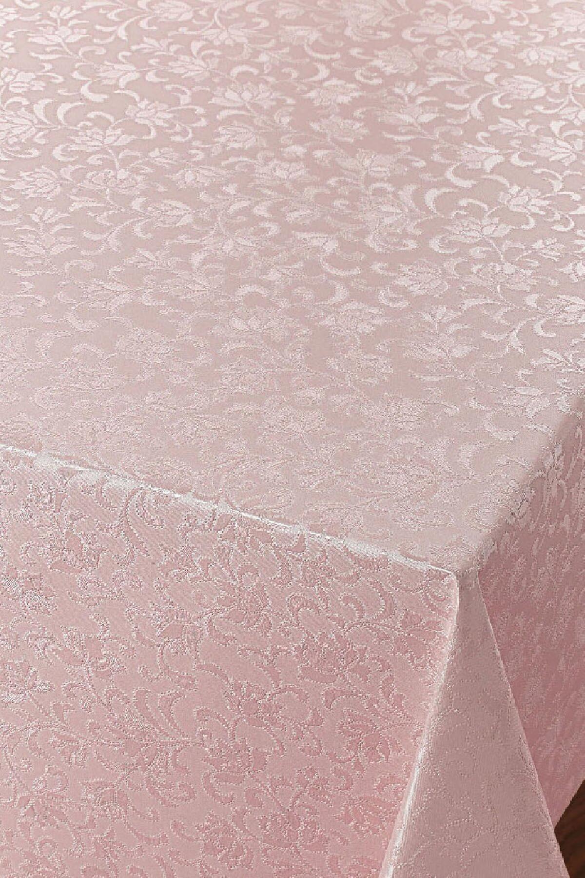 Fantastik PVC 100 x 140 cm Dikdörtgen Masa Örtüsü Pembe