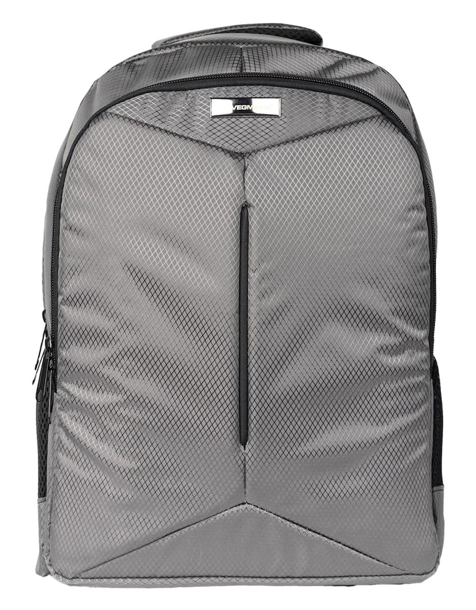 Vegmann Spectra 15.6 inç Tekstil Su Geçirmez Laptop Sırt Çantası Gri