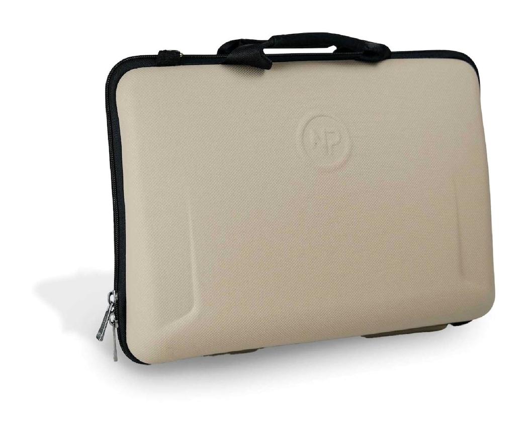 Npo 14 inç Poliüretan Su Geçirmez Laptop El Çantası Vizon