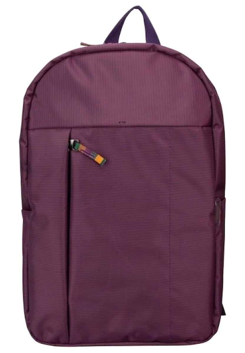 Plm Oslo 15.6 inç Kumaş Su Geçirmez Laptop Sırt Çantası Mürdüm