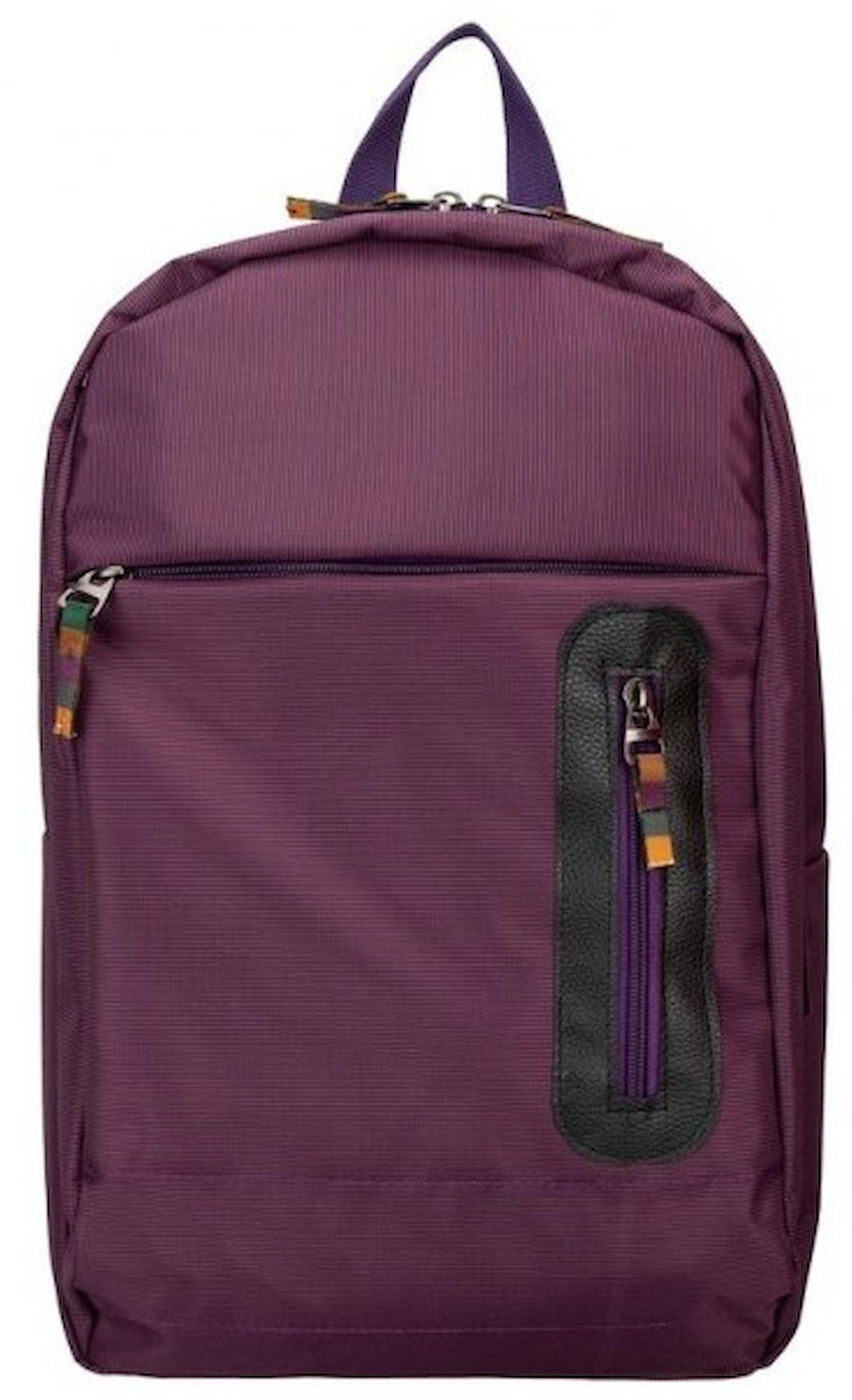 Plm Castelo 15.6 inç Kumaş Su Geçirmez Laptop Sırt Çantası Mürdüm