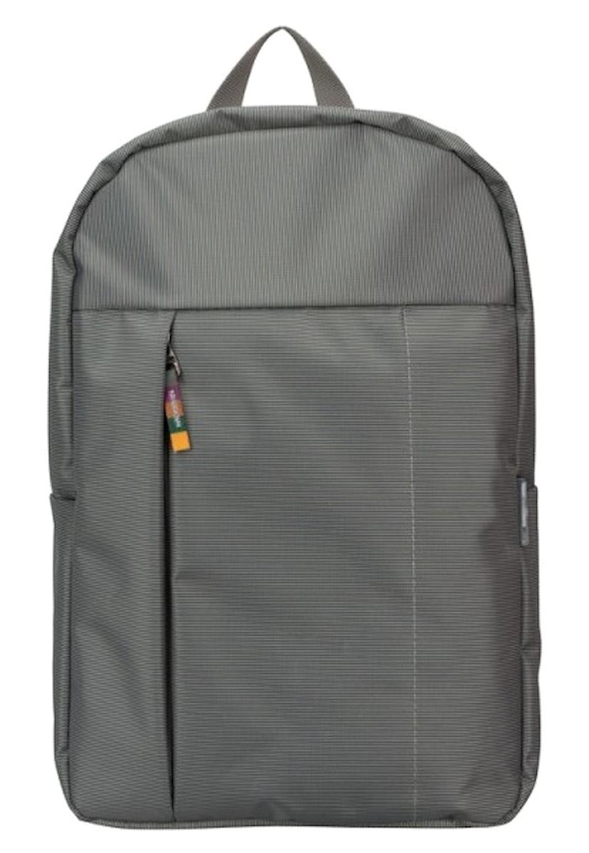 Plm Oslo 15.6 inç Kumaş Su Geçirmez Laptop Sırt Çantası Gri