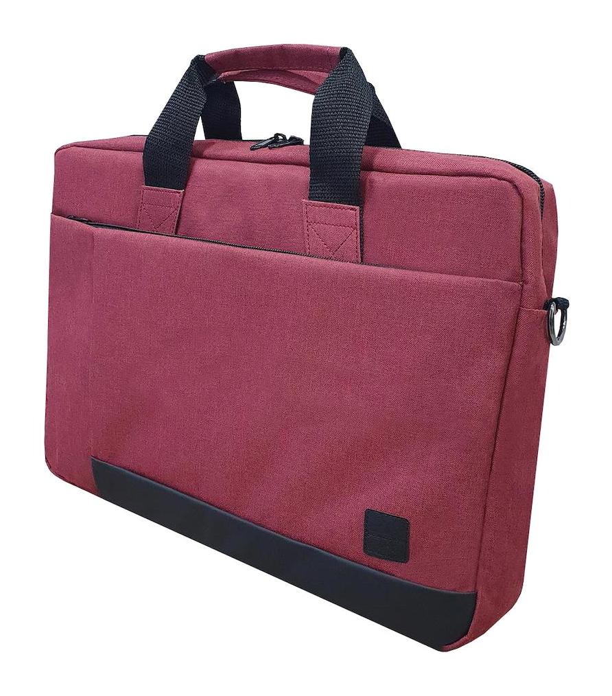 Gbmotion 17.3 inç Kumaş Su Geçirmez Laptop El Çantası Bordo