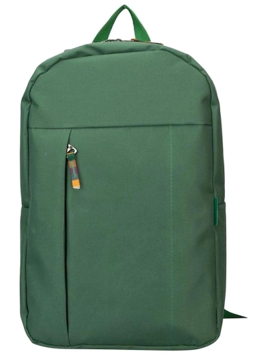 Plm Oslo 15.6 inç Kumaş Su Geçirmez Laptop Sırt Çantası Petrol