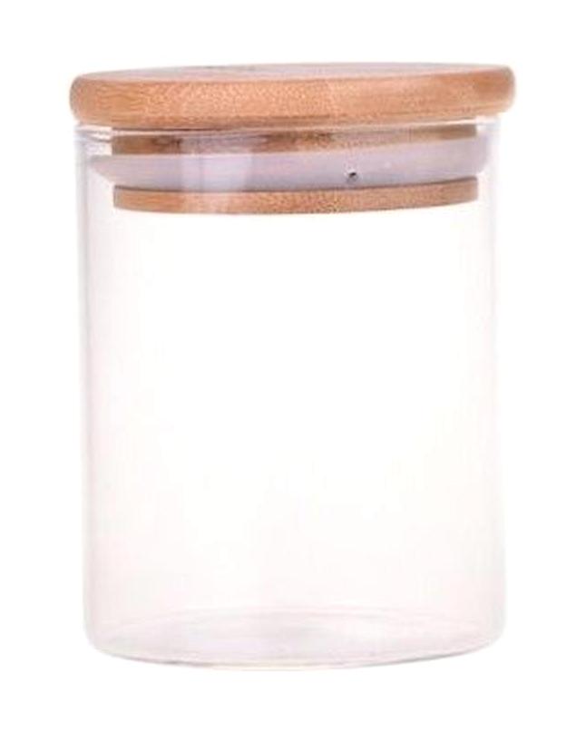 Bambum 2 Parça Yuvarlak Cam Saklama Kabı 250 ml