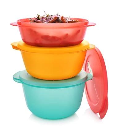 Tupperware 6 Parça Oval Plastik Saklama Kabı