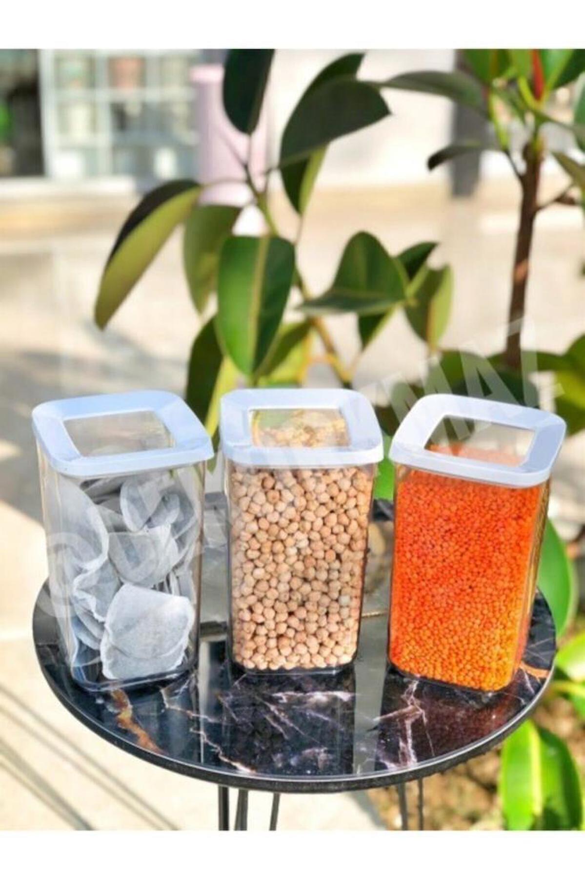 Vip Ahmet 6 Parça Yuvarlak plastik Saklama Kabı 1.2 lt