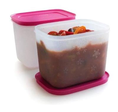Tupperware 2 Parça Dikdörtgen Plastik Saklama Kabı 1.1 lt