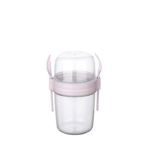 Cosiness 1 Parça Silindir Plastik Saklama Kabı 650 ml