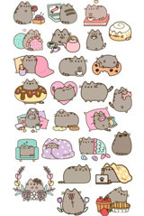 Kedi Sticker Telefon Laptop Notebook Tablet Defter Matara Stiker Etiket ST1313