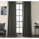 Evdepo Home Hazır Karartma Blackout Pilesiz Fon Perde Antrasit 300 x 260 cm
