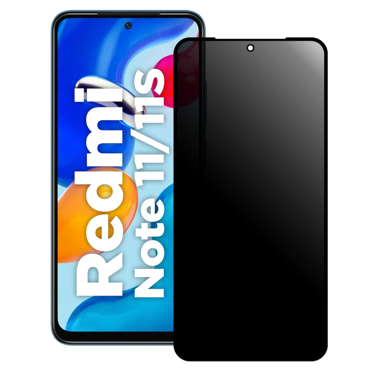 Bufalo Xiaomi Redmi Note 11 Temperli Cam Gizli Hayalet Ekran Koruyucu