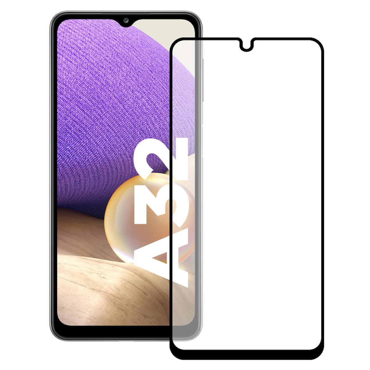 Bufalo Samsung Galaxy A32 Temperli Cam Parlak Ekran Koruyucu