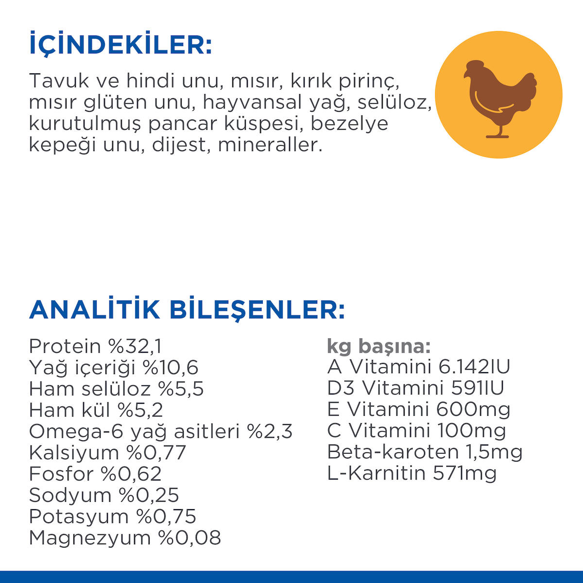 Hill's Tavuklu Yetişkin Kuru Kedi Maması 3 kg