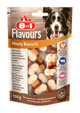 8in1 Flavours Meaty Biscuits Köpek Ödül Maması 100 gr