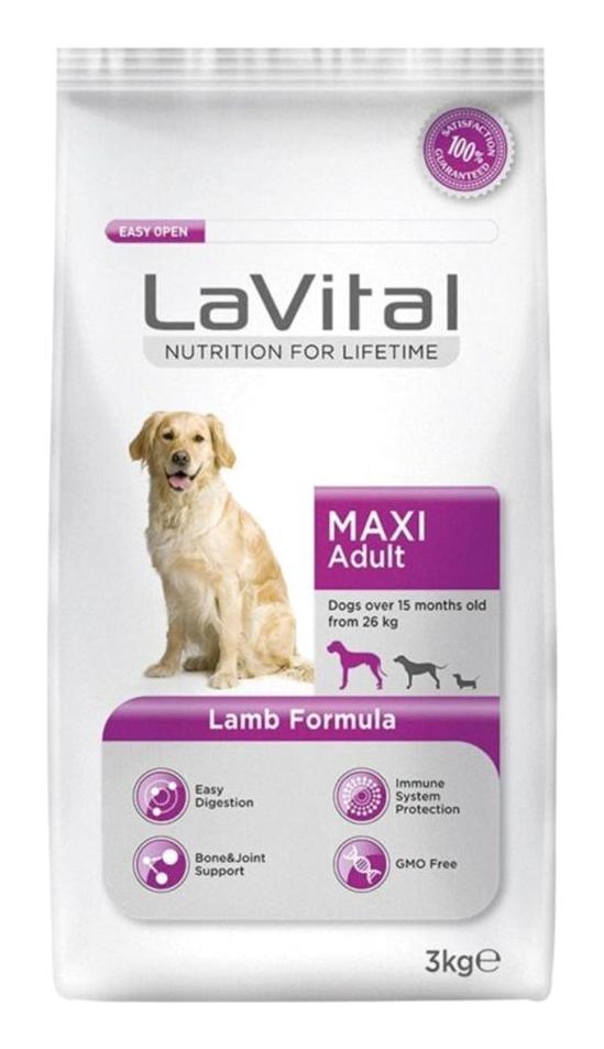 La Vital Kuzu Etli Yavru Kuru Köpek Maması 3 kg