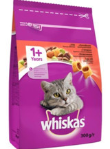 Whiskas Biftekli - Havuçlu Yetişkin Kuru Kedi Maması 7x300 gr