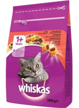 Whiskas Sığır Eti Yetişkin Kuru Kedi Maması 300 gr