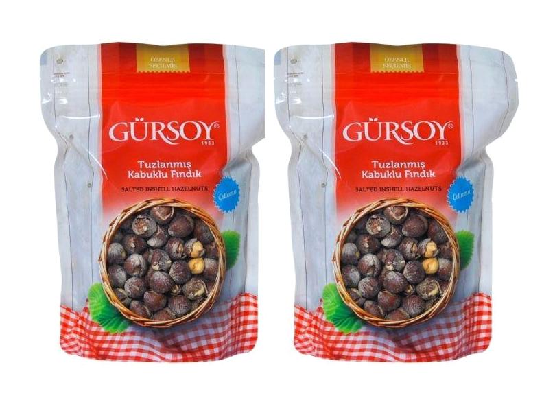 Gürsoy Tuzlanmış Kabuklu Fındık 2x500 gr