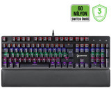 Gamepower Ogre Rainbow 60M Türkçe RGB Red Switch Kablolu Siyah Mekanik Gaming Klavye