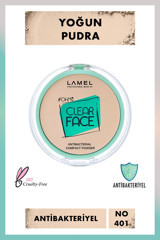 Lamel Cosmetics Ohmy Clear Face 401 Antibakteriyel Kompakt Pudra