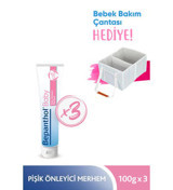 Bepanthol Baby Pişik Kremi 3x100 gr+Bebek Bakım Çantası Hediyeli
