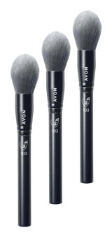 Avon Tam Örtücü Kubbeli 3'lü Fondöten Fırçası Seti
