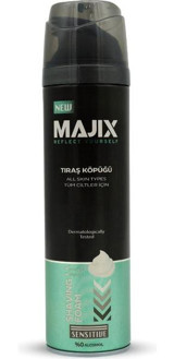 Majix Hassas Ciltler İçin Tıraş Köpüğü 200 ml