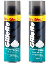 Gillette Normal Ciltler İçin Tıraş Köpüğü 2x300 ml