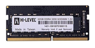 Hi-Level Hlv-Sopc25600D4/32G 32 GB DDR4 1x32 3200 Mhz Ram