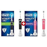 Oral-B Vitality D100 Cross Action Şarjlı Diş Fırçası Pembe Siah