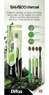 Difaş Bamboo Charcoal Yumuşak Diş Fırçası