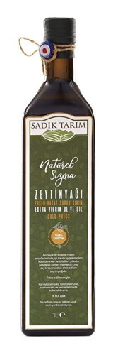Sadık Tarım Özel Üretim Cam Sızma Zeytinyağı 1 lt